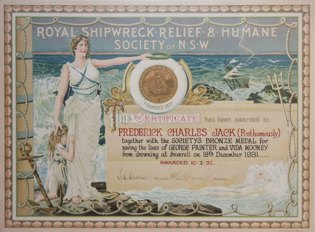 Frederick Charles Jack Bravery Award