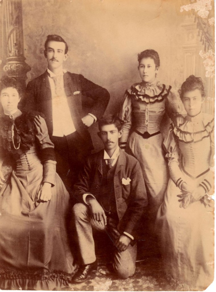 Emily, George, Edward, Alice and Agnes Yaupaung 1892